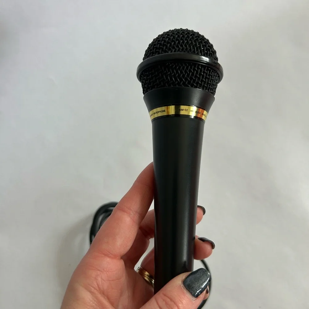 Pioneer Black and Gold Wired Microphone